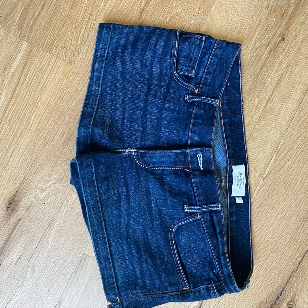 Abercrombie & Fitch Indigo Denim Shorts